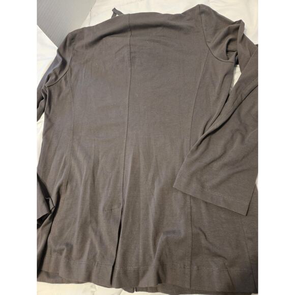 Eileen Fisher Organic Cotton Full Zip Sweatshirt Jacket Sz S M Travel Outdoor - Picture 8 of 8